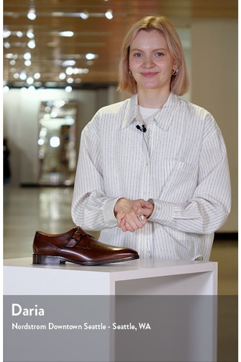 Hedley Plain Toe Monk Shoe video