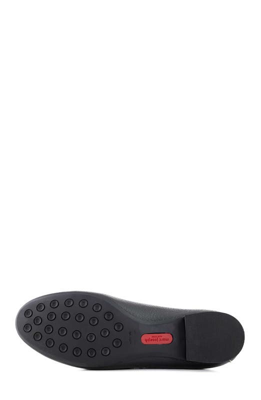 Marc Joseph New York Grand Street Leather Buckle Loafer, Alternate, color, Black Grainy