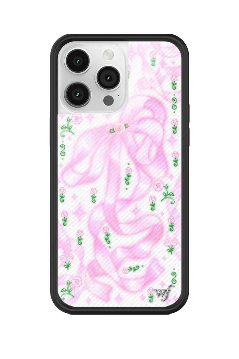 Ribbons & Rosettes iPhone Case, Alternate, color, Pink