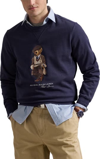 スウェット・トレーナー Polo Ralph Lauren Blue Faded Polo Bear Sweatshirt Polo Ralph Lauren Polo Bear Sweatshirt | Nordstrom