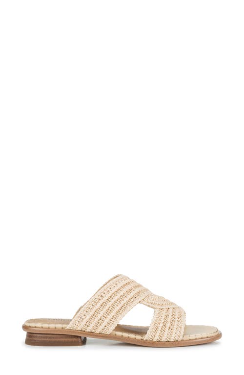 Baretraps Navene Woven Slide Sandal In Light Natural
