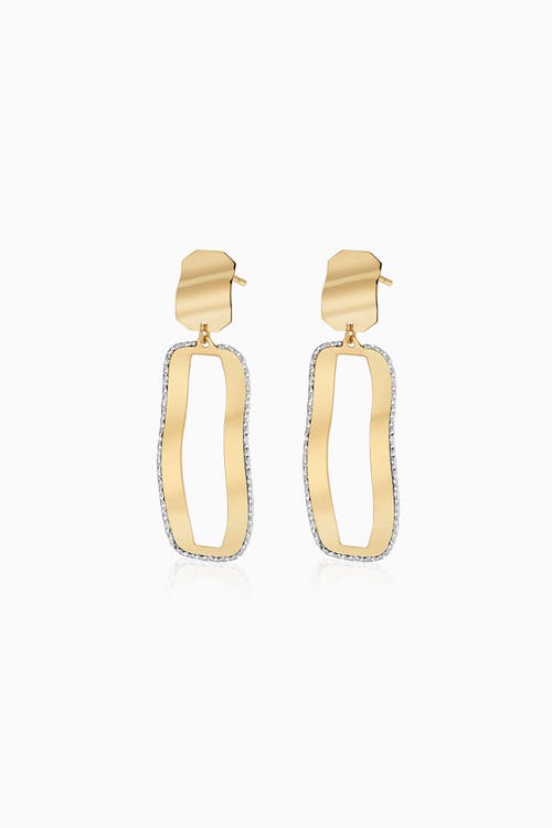 Oradina 14k Gold Bellissima Drop Earrings