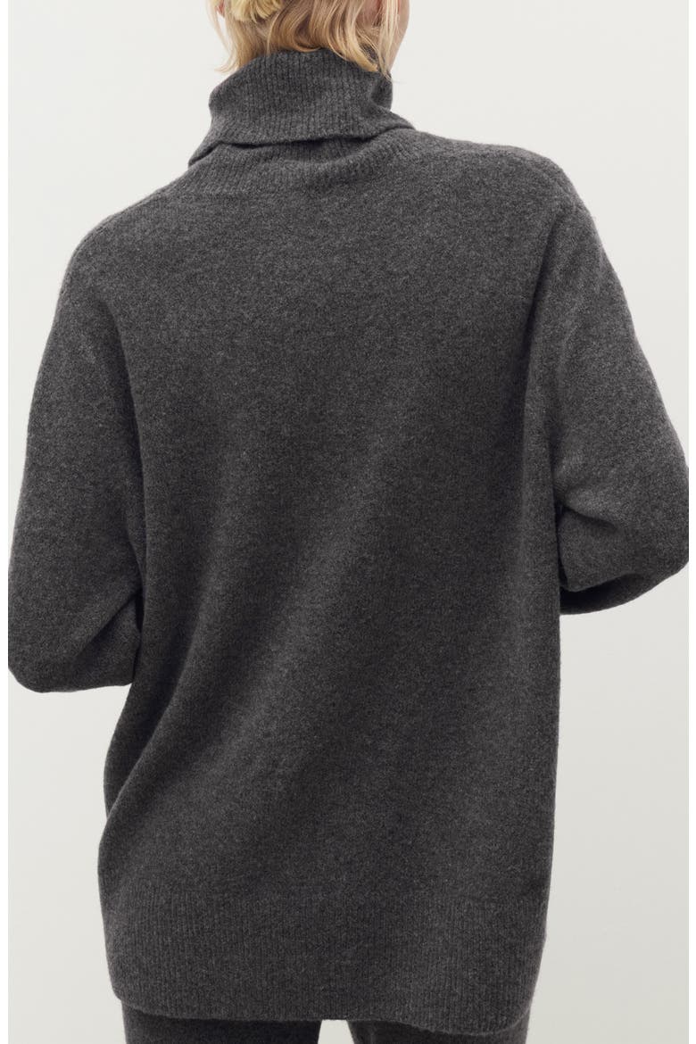 Turtleneck Sweater, Alternate, color, CHARCOAL