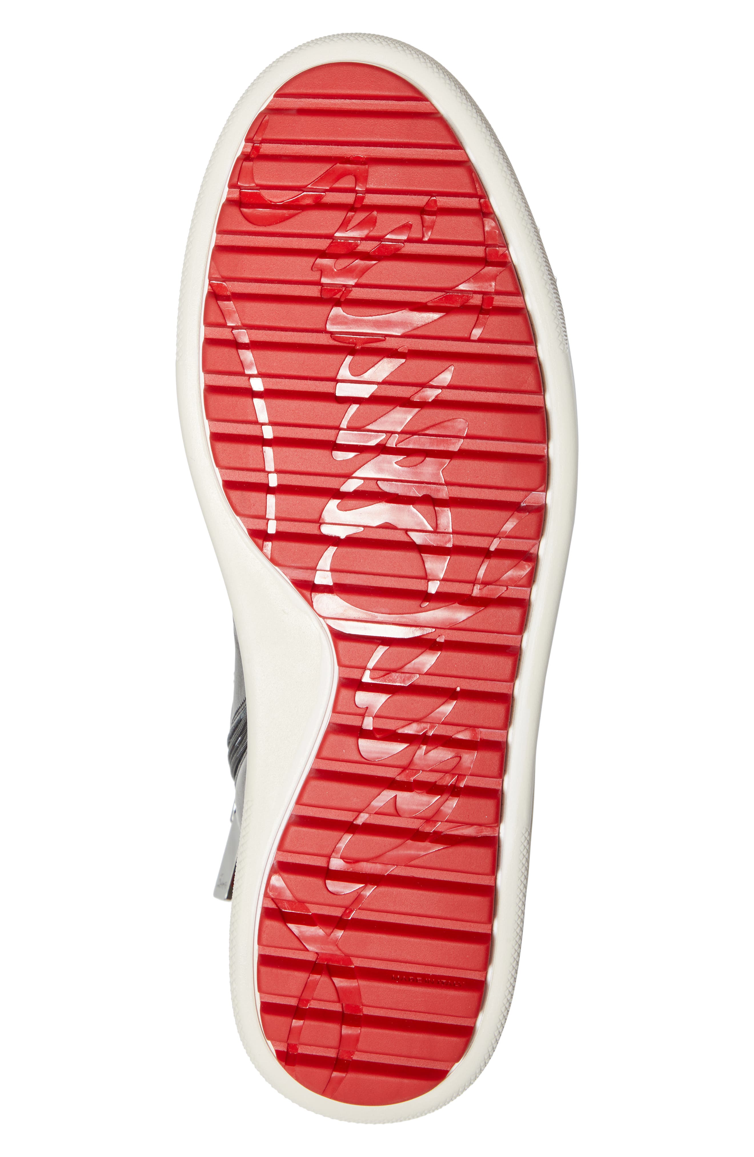 Christian Louboutin Smartic Spike High Top Sneaker, Alternate, color, 