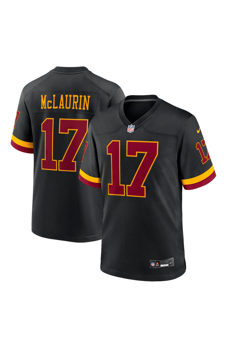 Nike Hail Raiser Men's Nike Terry McLaurin Black Washington Commanders Alternate Game Jersey, Main, color, Black