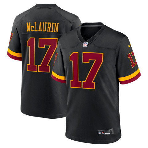 Hail Raiser Men's Nike Terry McLaurin Black Washington Commanders Alternate Game Jersey