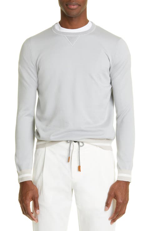 Sea Island Cotton Crewneck Sweater