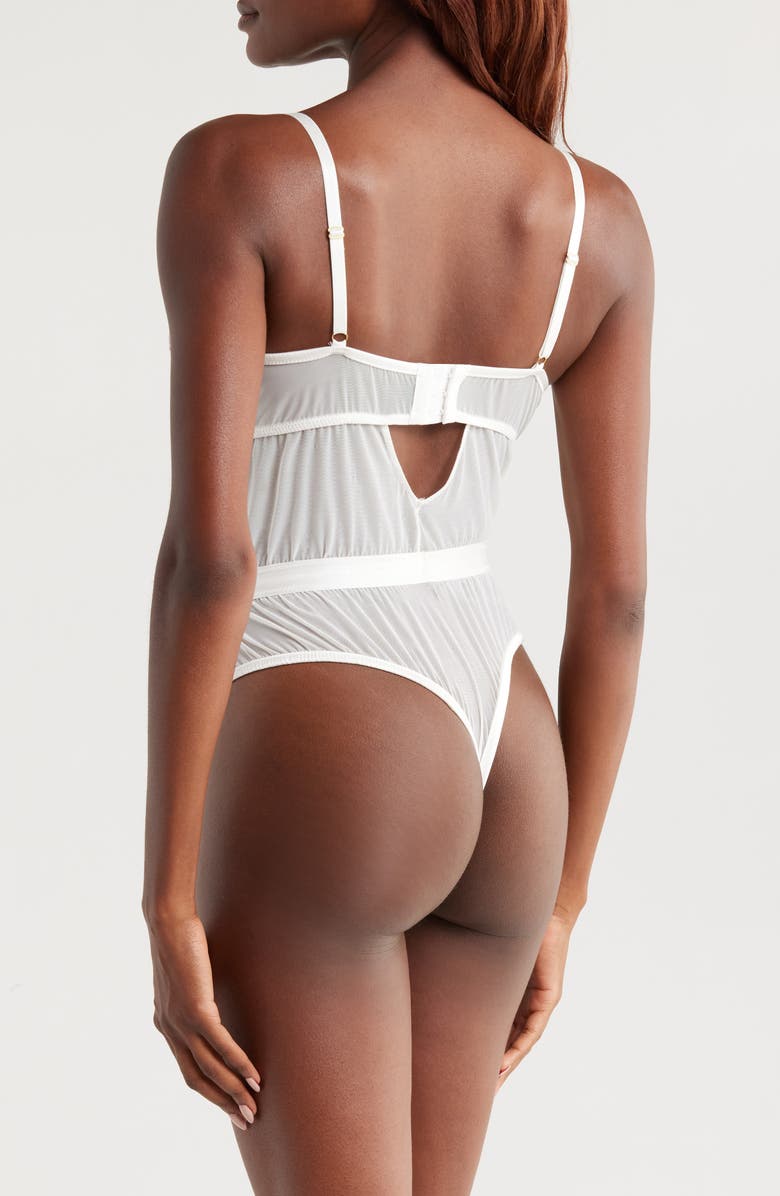 KILO BRAVA Embroidered Underwire Bodysuit, Alternate, color, Multicolor Floral