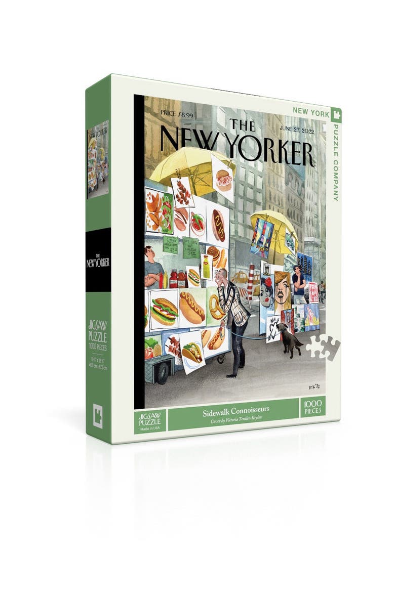 NEW YORK PUZZLE COMPANY Sidewalk Connoisseurs 1000 Piece Puzzle, Alternate, color, NO COLOR