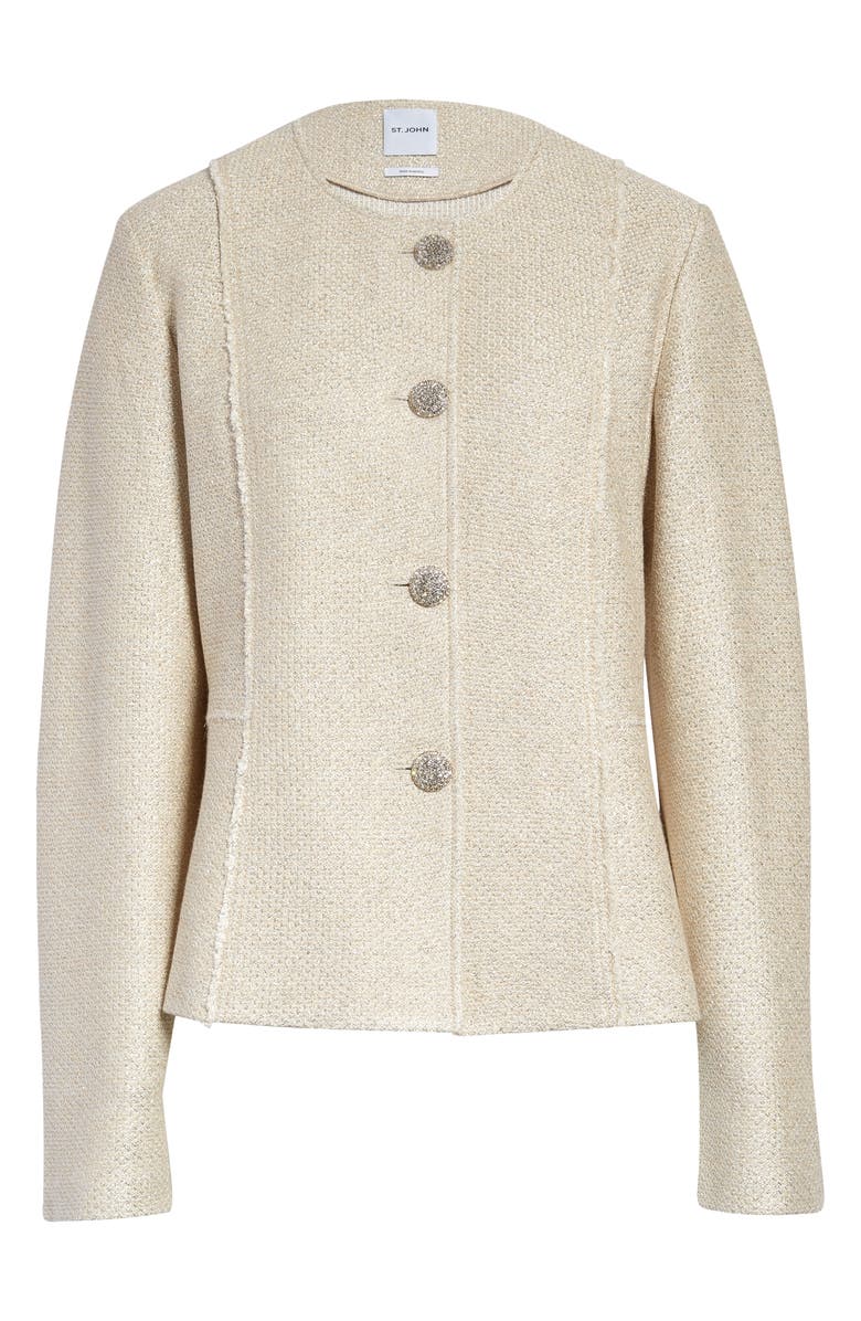 St. John Collection Bouclé Jacket, Main, color,