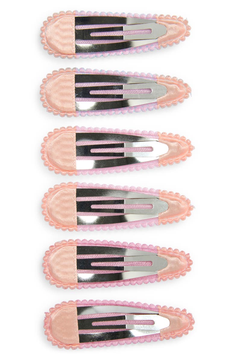 Cara Kids' Assorted 6-Pack Hair Clips, Alternate, color,