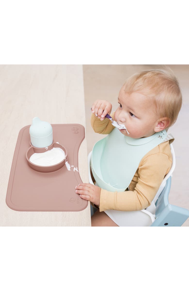 Stokke x ezpz Silicone Placemat for Steps<sup>™</sup> High Chair, Alternate, color, Pink