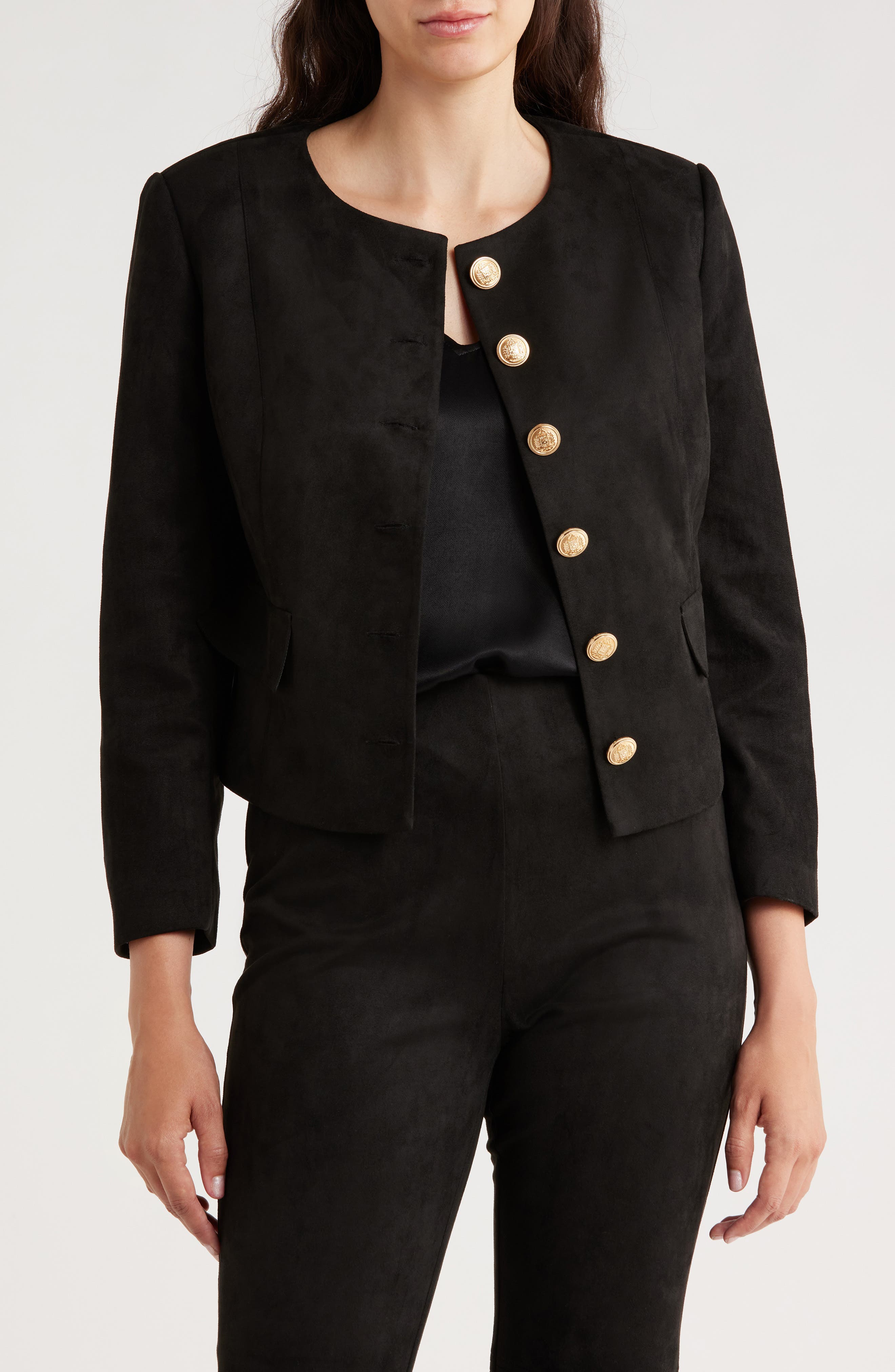 Gemma + Jane Faux Suede Jacket
