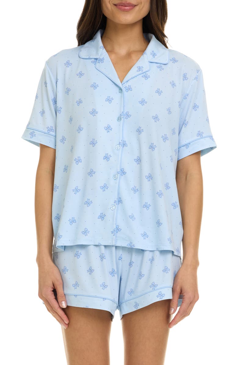 Flora By Flora Nikrooz Brenna 3-Piece Pajamas, Main, color, Light Blue