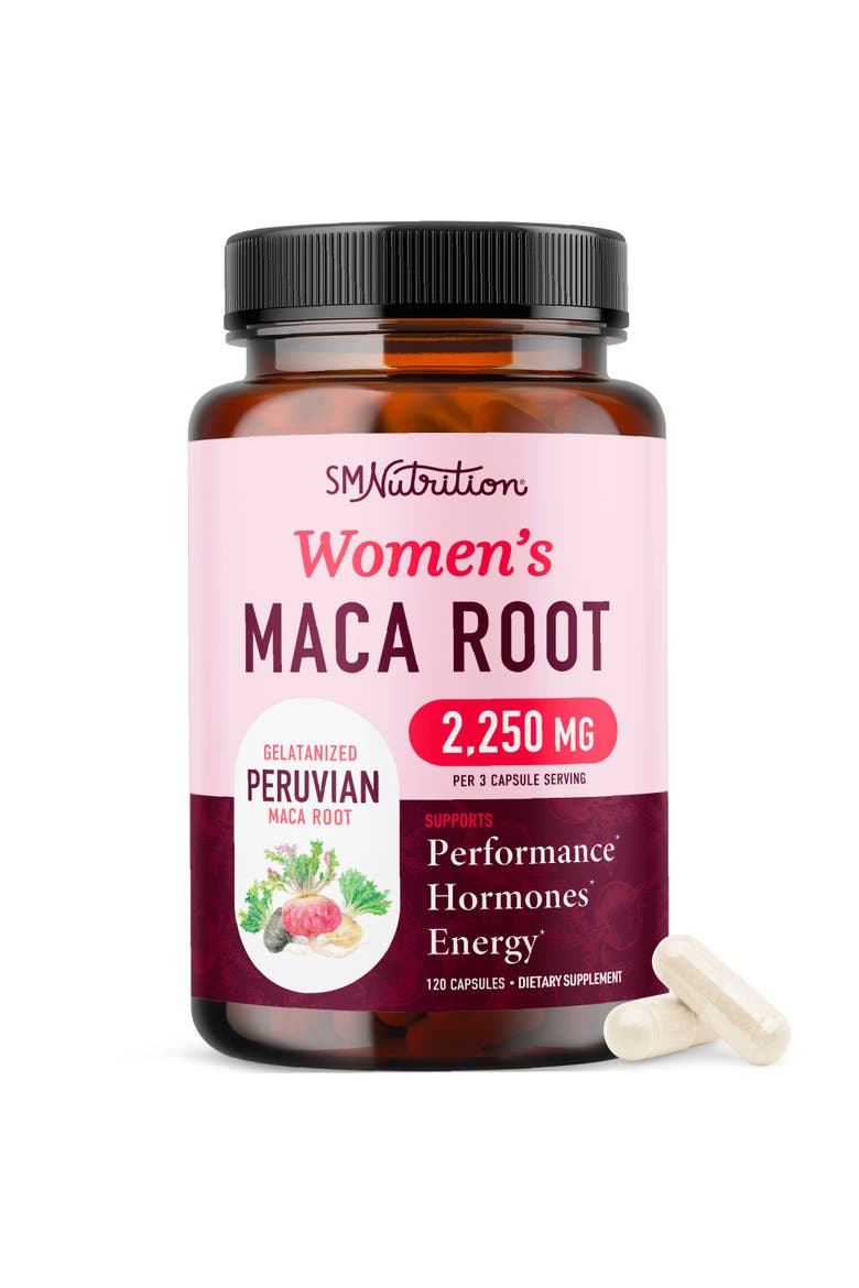 Maca Root 2250MG Capsules, 120ct, Main, color, No Color