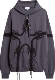 Collina Strada Star Tie Dye Cotton Fleece Hoodie