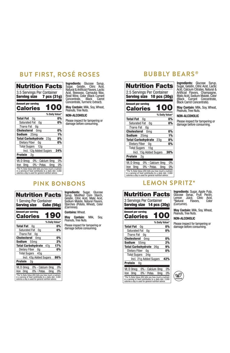 sugarfina Garden Party 9-Piece Mini Candy Trunk, Alternate, color,