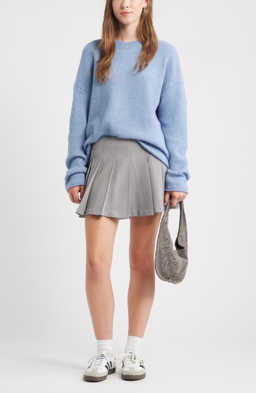 Bp. Fuzzy Oversize Sweater In Blue