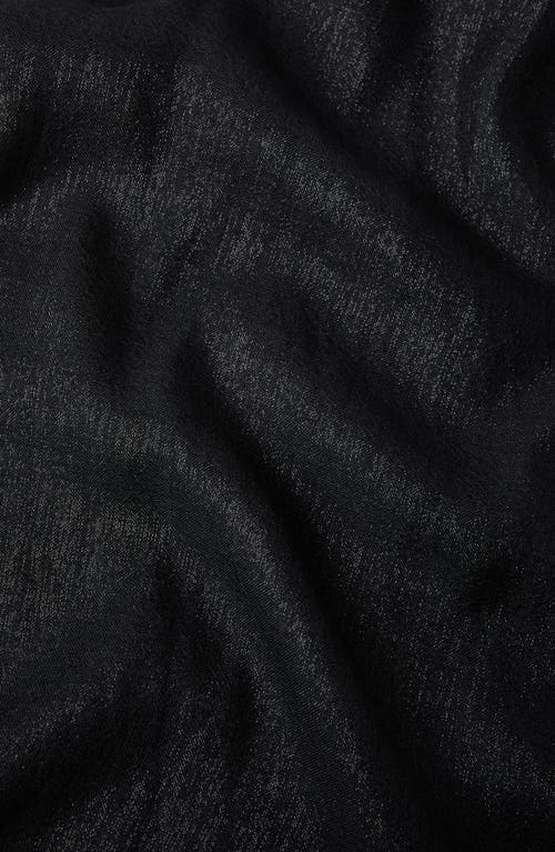 Brunello Cucinelli Cashmere And Silk Sparkling Scarf In Black