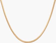 Aurate Unbreakable Herringbone Necklace