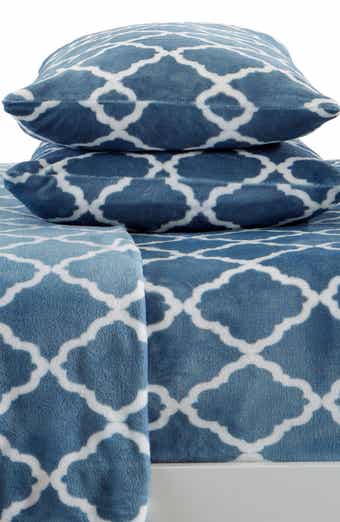 Printed Plush Velour Sheet Set