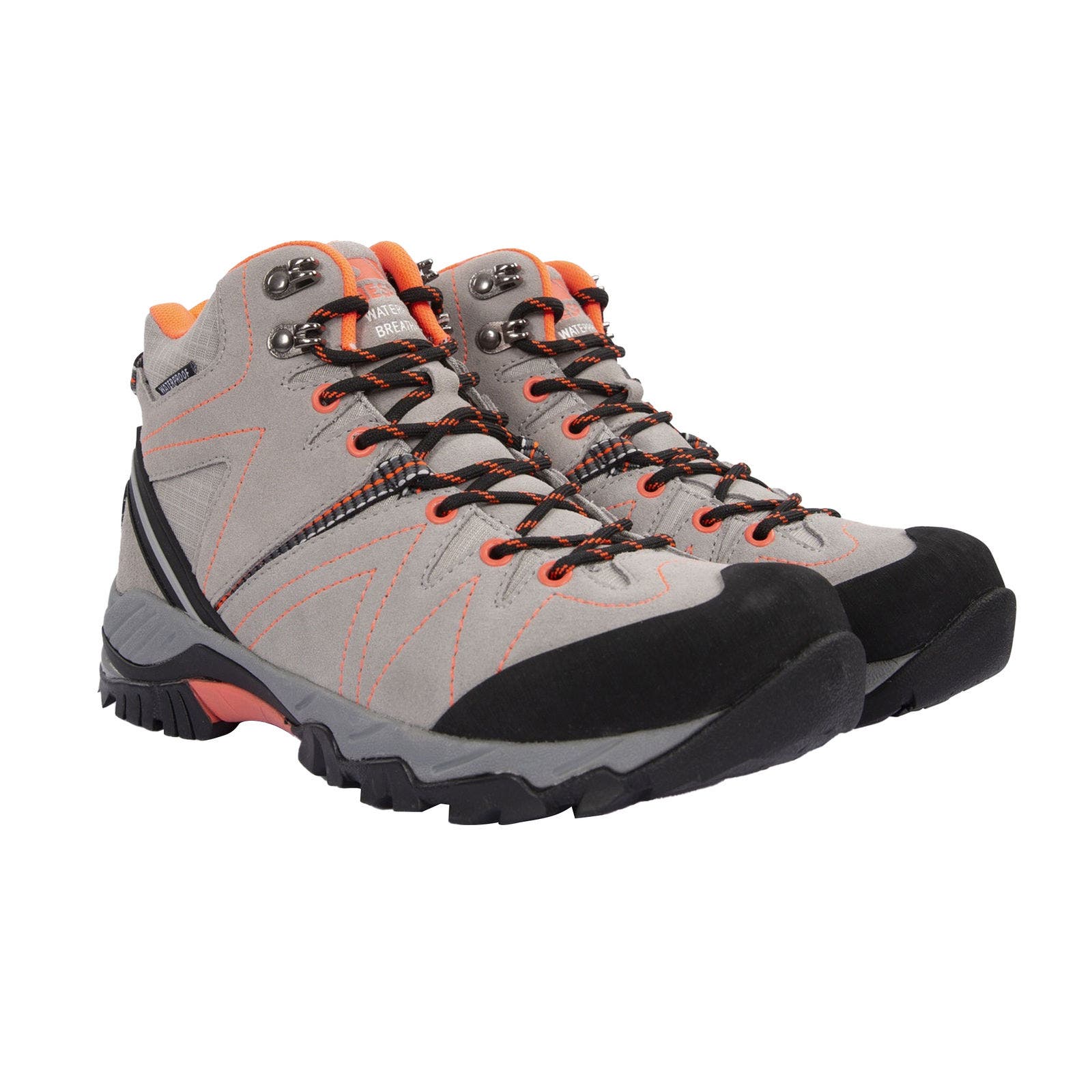 Kiara Suede Walking Boots, Alternate, color, Gray