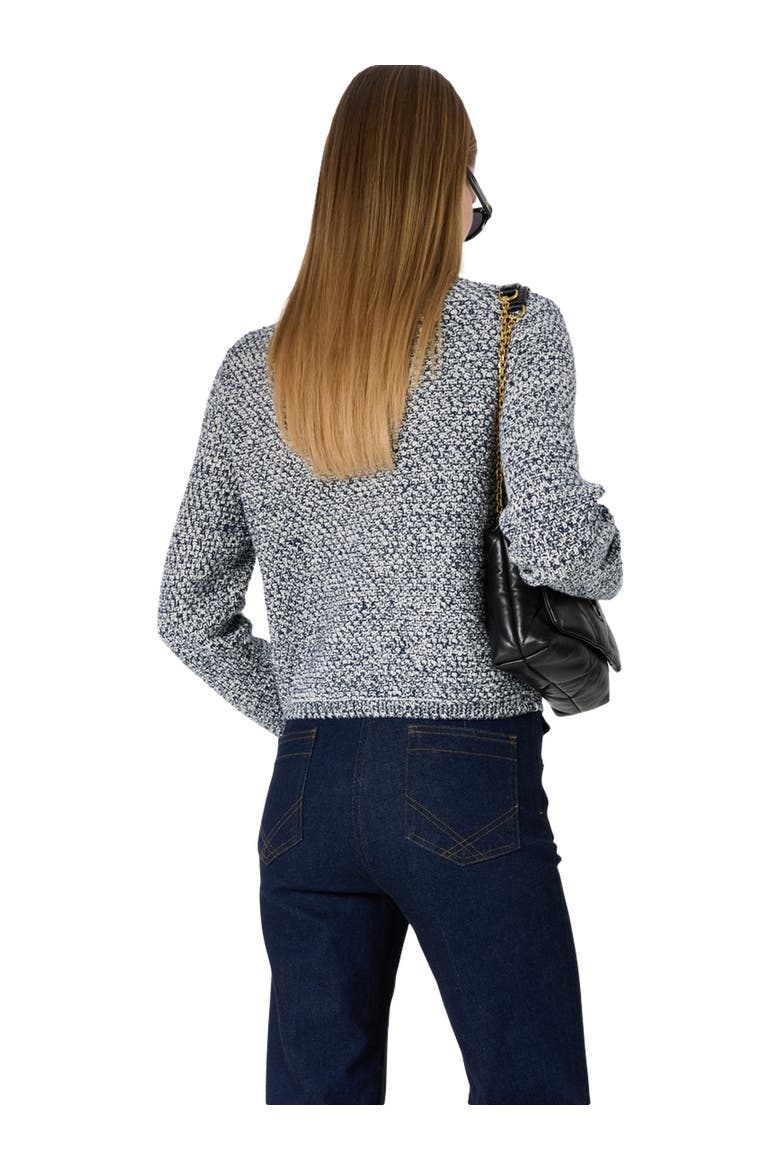 Leora Button Front Cardigan, Alternate, color, Navy Blue