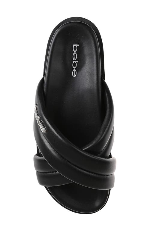 Bebe Platform Slide Sandal