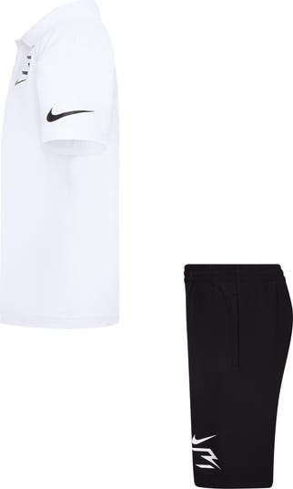 Kids' Plate Logo Graphic T-Shirt & Shorts Set