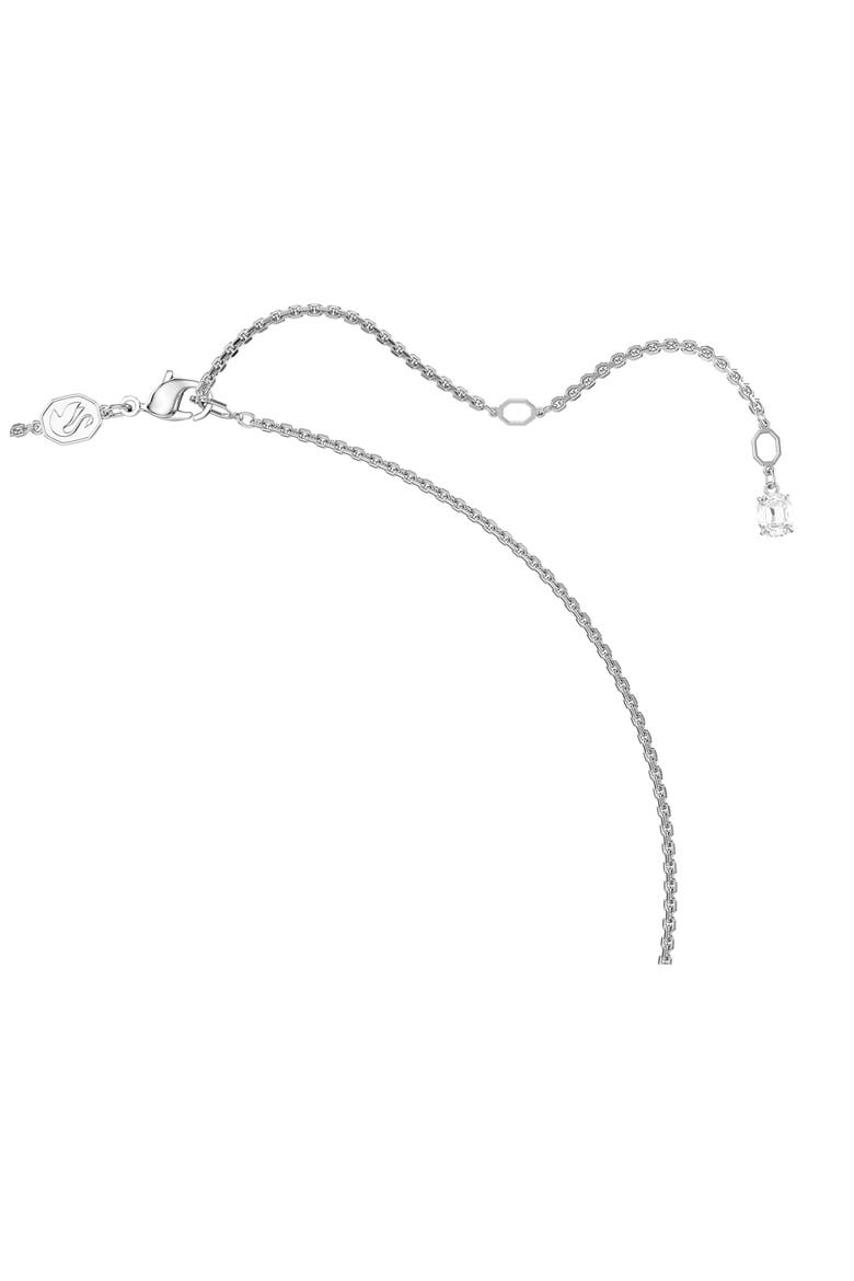 Sublima Crystal Pendant Necklace, Alternate, color, WHITE/ SILVER