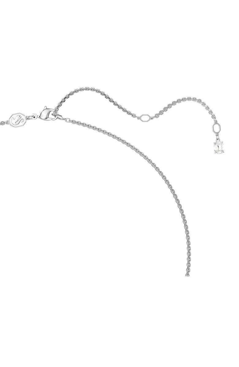 Swarovski Sublima Crystal Pendant Necklace, Alternate, color, White/ Silver