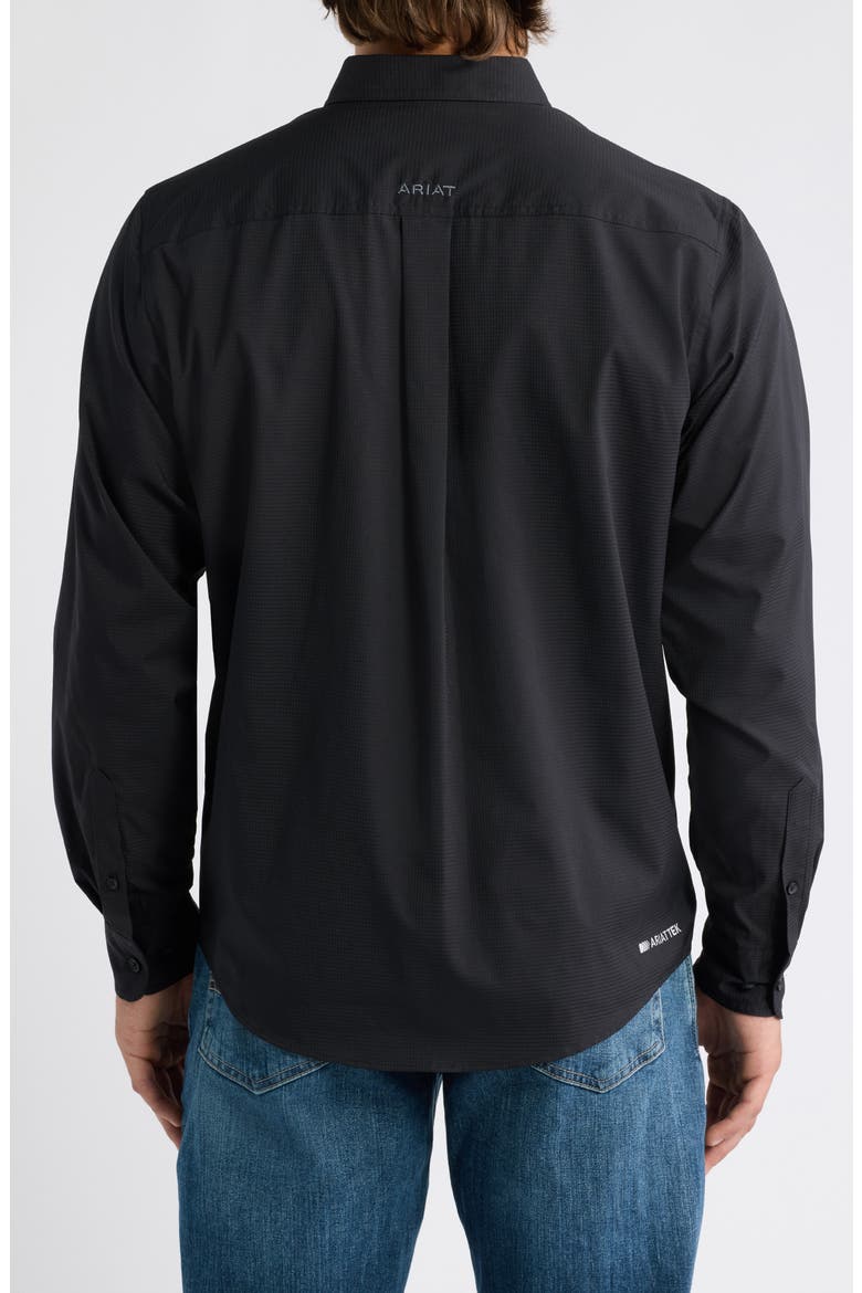 360 Airflow Classic Fit Performance Shirt, Alternate, color, BLACK