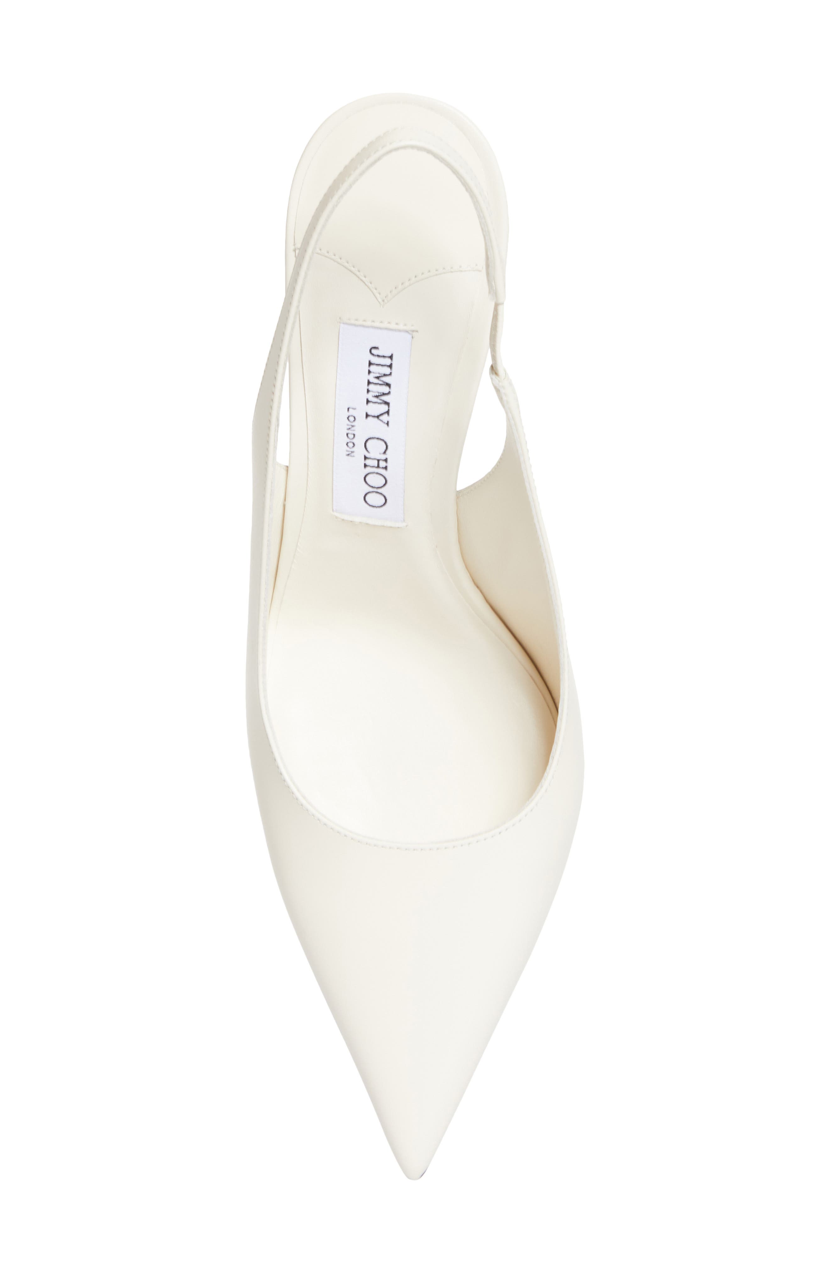 Jimmy Choo Love Pointed Toe Slingback Pump, Alternate, color, Latte