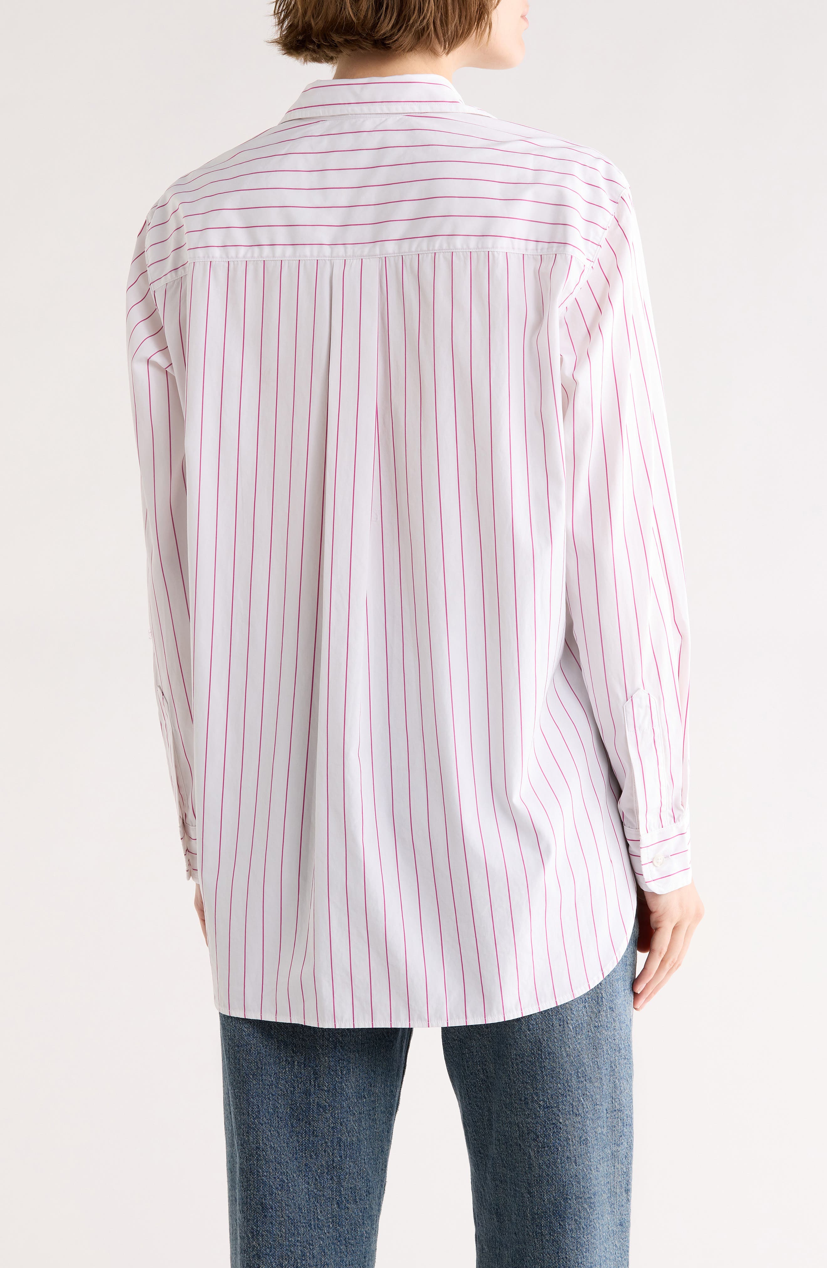 Boyfriend Cotton Button-Up Shirt - image 2
