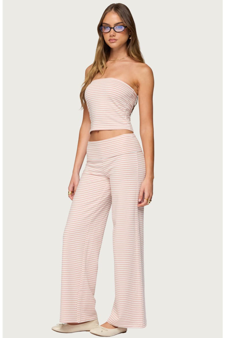 Lilah Stripe Tube Top, Alternate, color, PINK-AND-WHITE