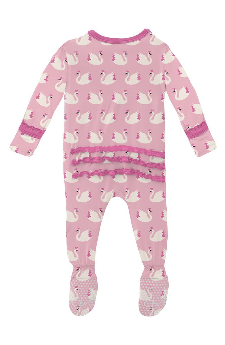 KicKee Pants Ruffle Footie Pajamas, Alternate, color,