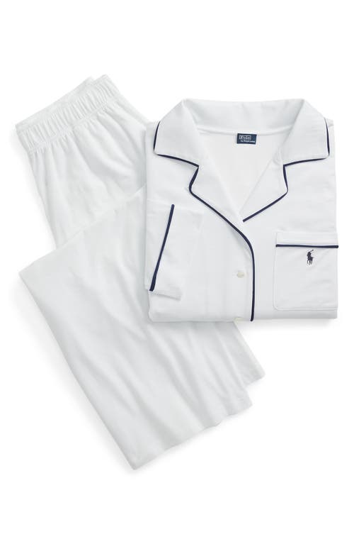Polo Ralph Lauren Jersey Pajamas In White