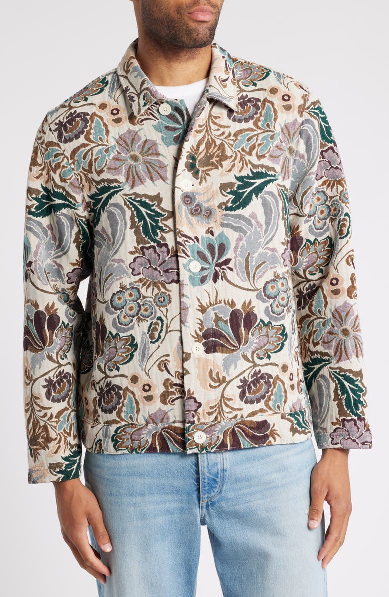 Wax London Iggy Botanical Paisley Jacquard Jacket, Alternate, color,