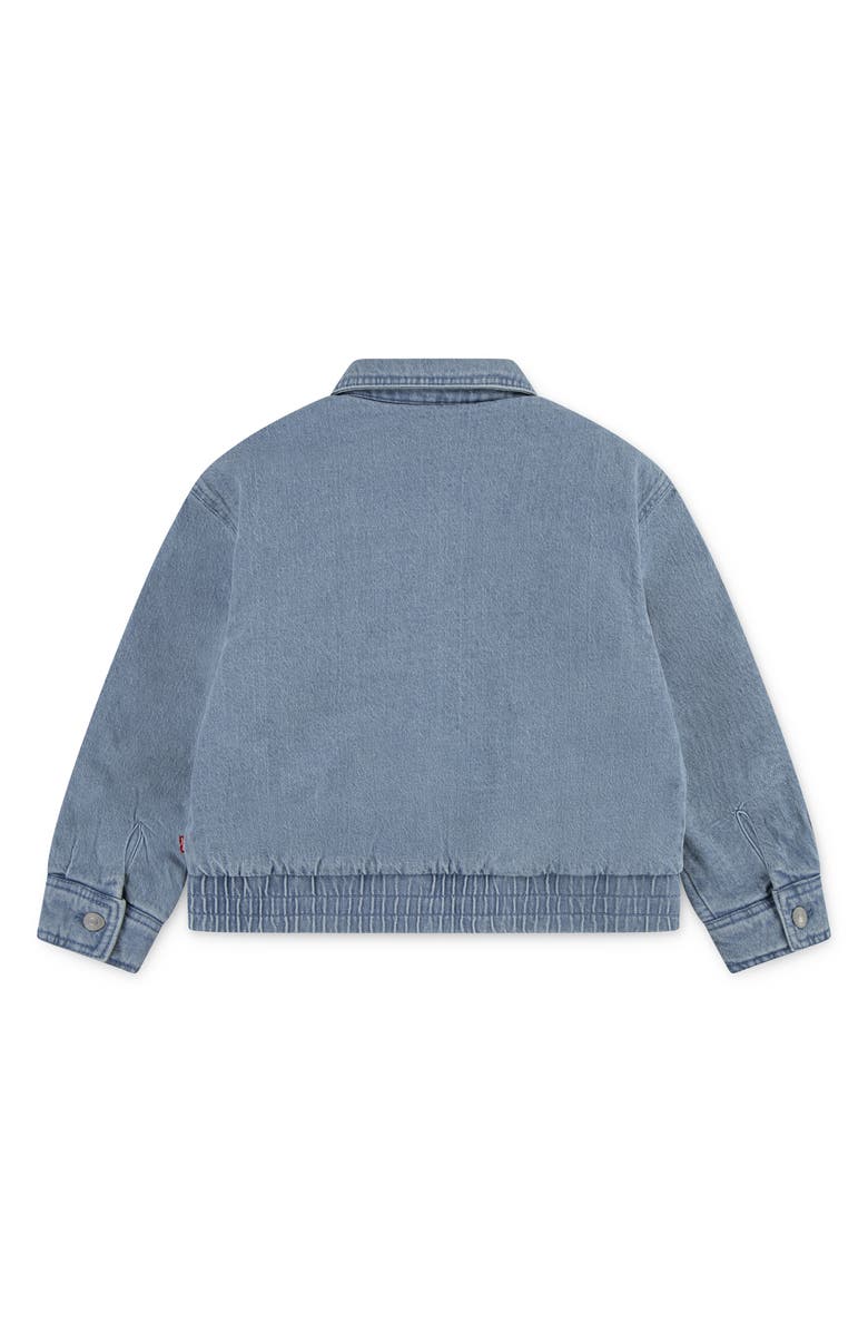 Levi's Kids' Retro Zip Denim Jacket, Alternate, color, Desert Sky