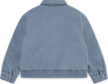 Kids' Retro Zip Denim Jacket