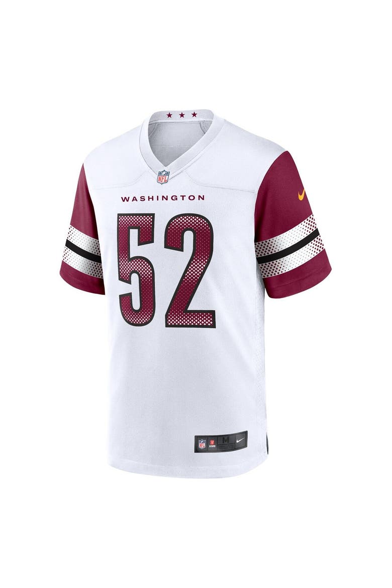 Men's Nike Jamin Davis White Washington Commanders Game Jersey, Alternate, color, White