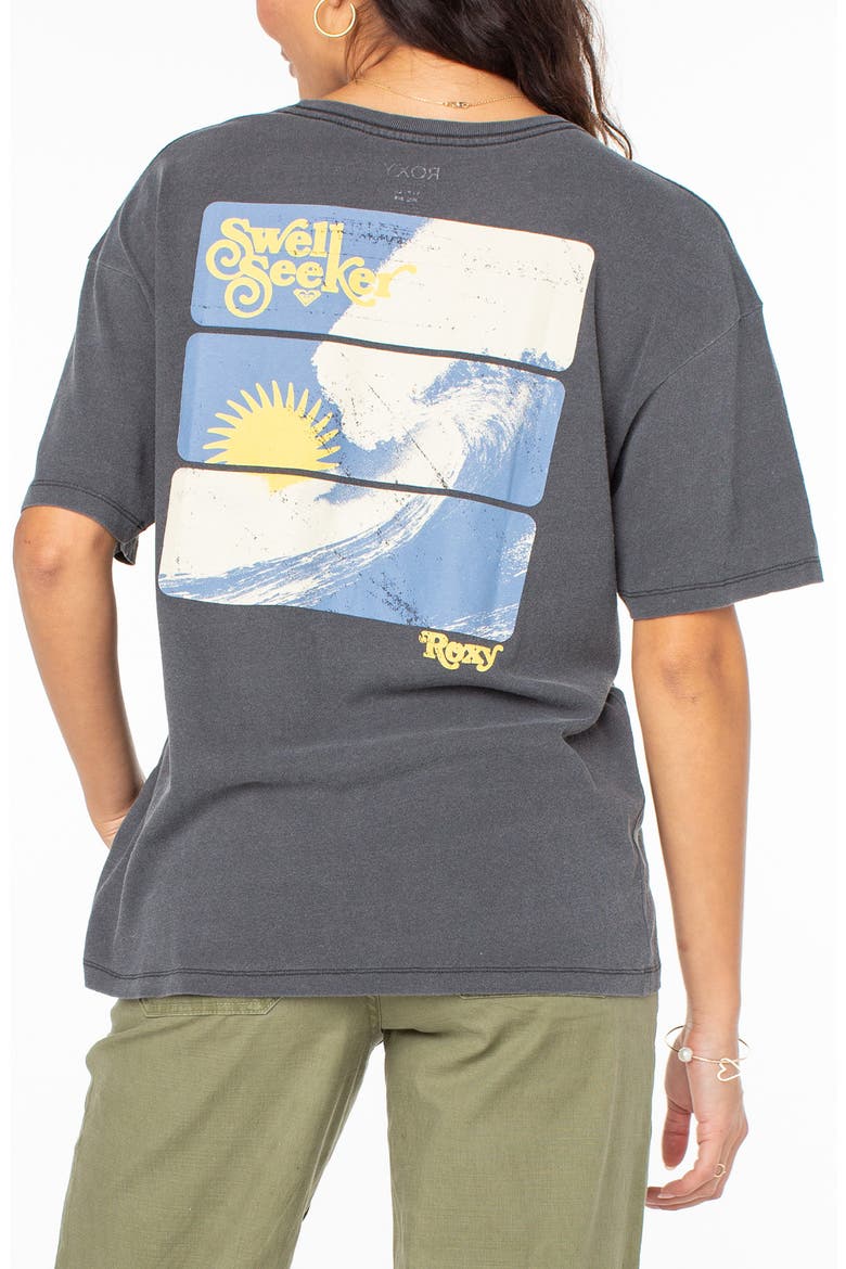Swell Seeker Oversize Graphic T-Shirt, Alternate, color, PHANTOM