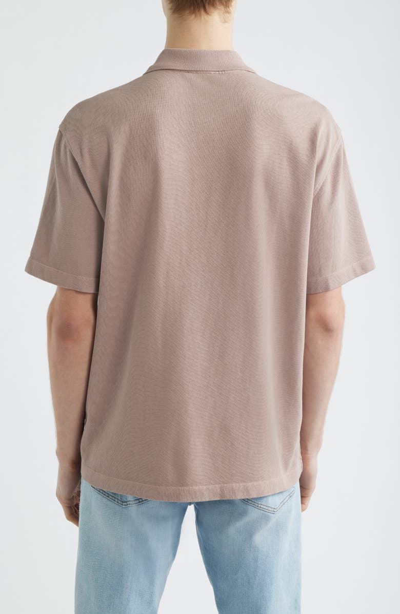 Madewell Compact Knit Polo, Alternate, color, Gravel
