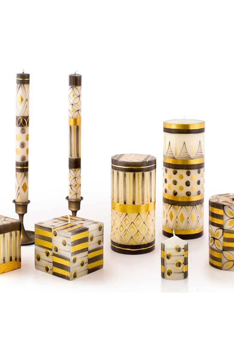 Celebration Painted Voltive Candles - Set of 6, Alternate, color, Celebration - 2"