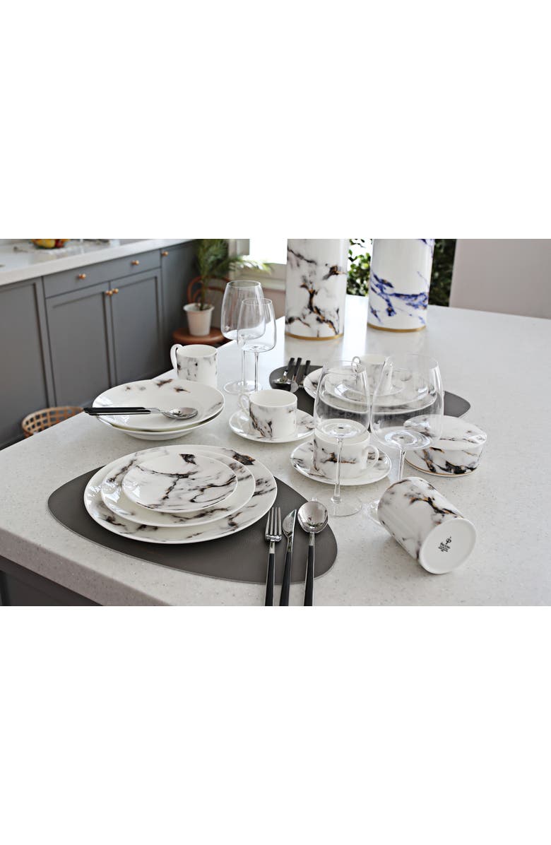 Prouna Marble Venice Fog Cylinder Mug, Alternate, color, White