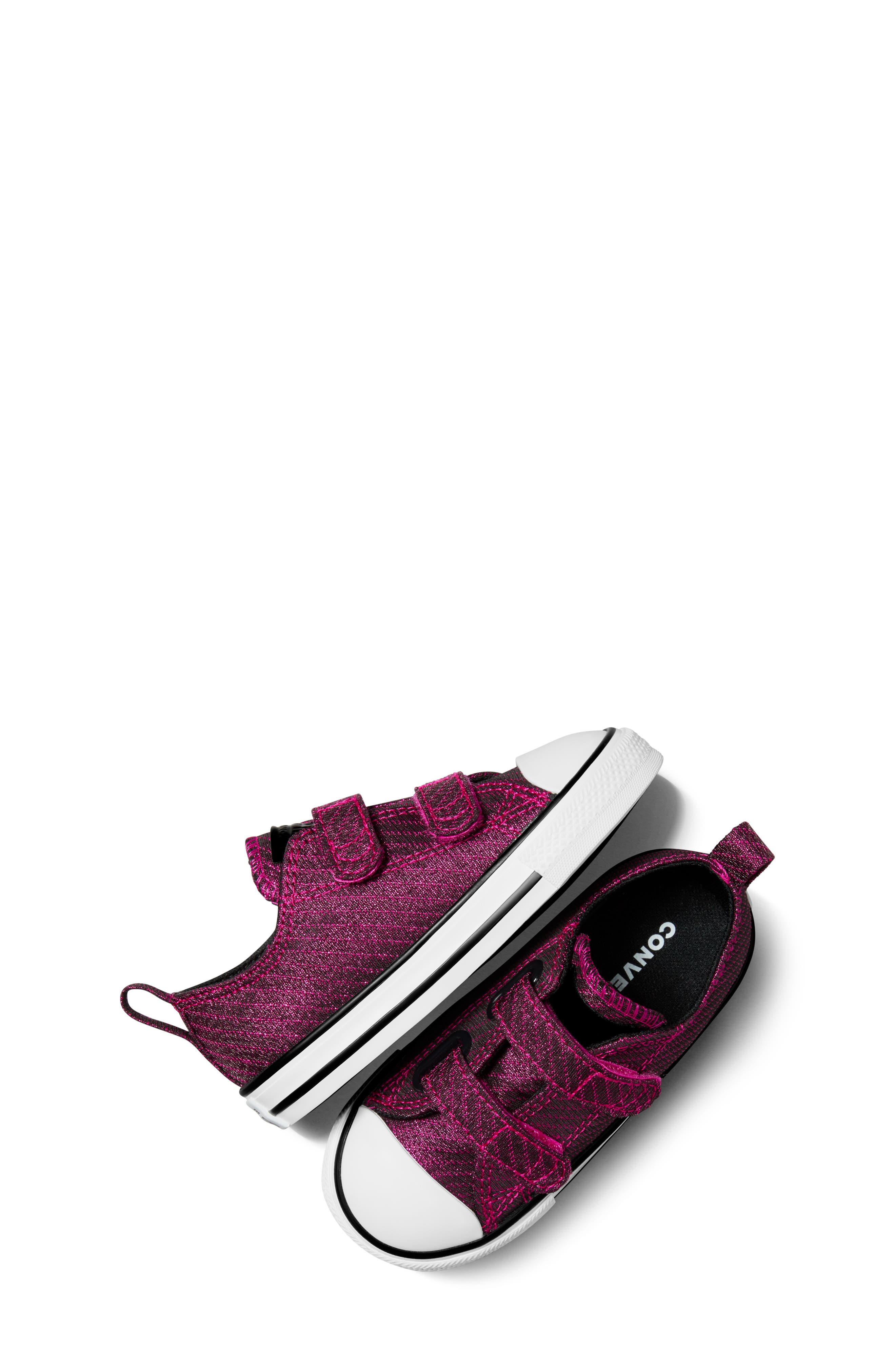 Converse Kids' Chuck Taylor<sup>®</sup> All Star<sup>®</sup> Ox Sneaker, Alternate, color, Prime Pink/ White/ Black