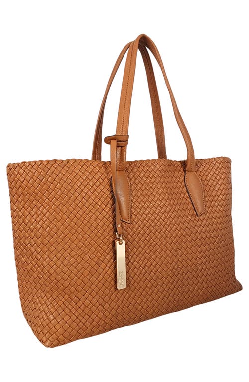 Lodis Marisa Woven Tote In Brown
