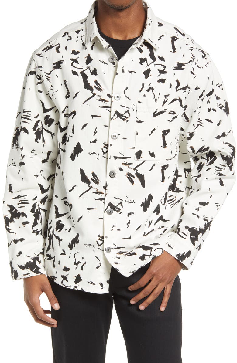 Nordstrom Cristina Martinez Gender Inclusive Denim Button-Up Shirt, Alternate, color, 