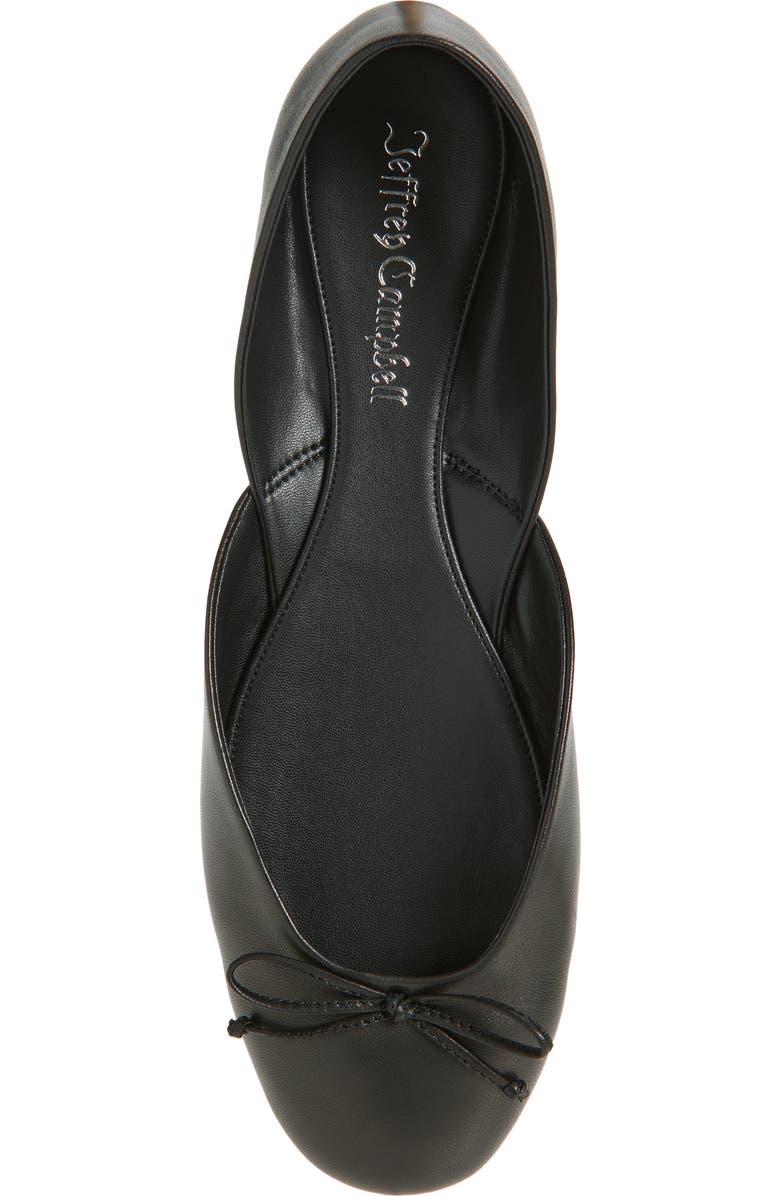 Jeffrey Campbell Perky d'Orsay Ballet Flat, Alternate, color, Black