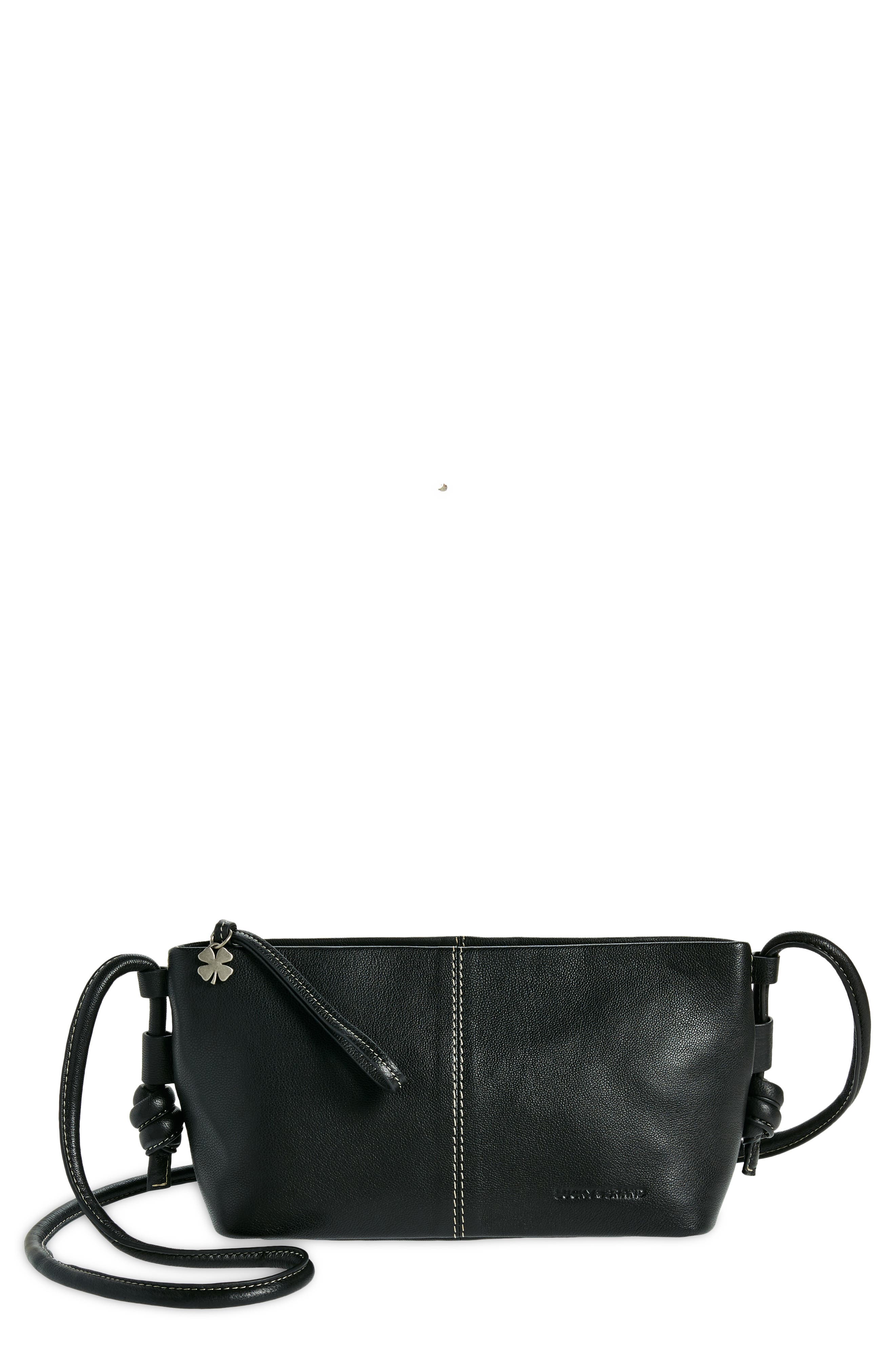 Lucky Brand Tala Leather Crossbody, Main, color, 